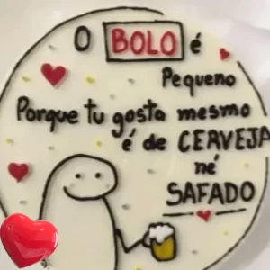 1) Bentô Cake Especial Dia dos Namorados