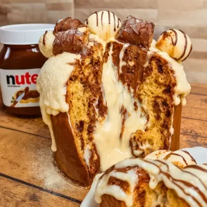 Chocotone Trufado de Ninho com Nutella – Delícias da Cida
