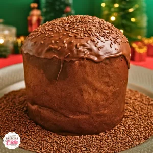 Chocotone Tradicional Banhado no Chocolate 500g – Delícias da Cida