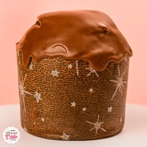 Chocotone Tradicional Banhado no Chocolate 100g – Delícias da Cida