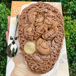 Ovo de Páscoa de Colher Cookies e Nutella – Delícias da Cida